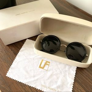 Linda Farrow The Row round-frame acetate